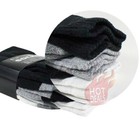 3 6 12 Pairs Men s Plain Gray Sports Athletic Cotton Crew Socks Size 9-11 10-13