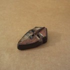 Antique Vtg Miniature African Passport Mask Tribal Use Hand Carved Punu Gabon 3 