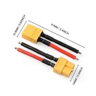 3 Pairs Xt60 Plug Connector Female And Male With 14awg Silicon Wire For Rc Lipo