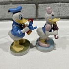 2 Vintage Walt Disney Productions Donald    Daisy Duck Ceramic Figurines 4 5   