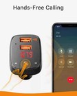 Roav Smartcharge F2 Bluetooth Fm Transmitter Wireless Audio Adapter Car Suv Auto