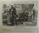 1882 Antique Illustration Print Original Rare Vhtf Punch Fashion Small Feet Uk 