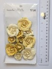 Yellow Sweetwater Roses Paper Flowers Scrapbook Embellishments By Recollections