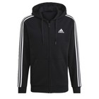 Adidas Men Essentials Fleece 3-stripes Full-zip Hoodie