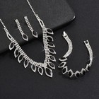 Ring Bracelet Necklace Set Women s Alloy Fashion Jewelry Set Synthetic Zircon