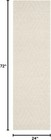 Safavieh Natura Collection Runner Rug - 2  X 6   Ivory  X Ivory 