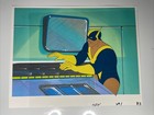 Super Friends  Animation Cel Blue Falcon Production Art Dc Comics Cartoons I12
