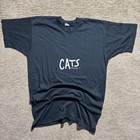 Vintage 1981 Cats The Broadway Musical Shirt Extra Large  2-sided  5050