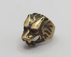 Rare Extremely Ancient Bronze Wolf Ring Artifact Bronze Authentic Stunning