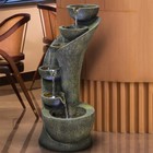 Outdoor Garden Water Fountain With 6 Bowls For Peaceful Patio Waterfall Decor