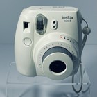 Fujifilm Instax Mini 8 Instant Camera White Built-in Flash Tested Working