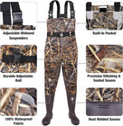 Fishingsir Fishing Waders For Men women  2-ply Nylon pvc Waterproof Chest Wader