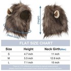 Cat Lion Mane Wig Hair Fur Headgear Pet Dress Up Holiday Party Costume Cosplay