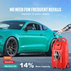 Fuel Caddy 32 Gallon Portable Gas Diesel Tank On-wheels With Manual Pump