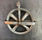 Vtg Stanley Tools 5   utility  Rope Pulley Steel Clothes Line Laundry Patina Usa