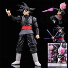 New 14cm Anime Dragon Ball Black Goku Zamasu Action Figure Super Saiyan Movie Ve