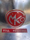Vtg Aluminum Fibre-metal Hard Hat Helmet Superlite 8 Rivet - Mkco Hoover Dam Usa