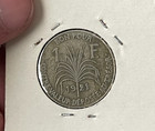 1921 Guadeloupe 1 One Franc L2