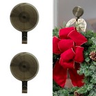 Attract Magnetic Wreath Hanger 2 Pack For Single Pane Glass And Metal Doors