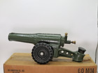 Vintage Conestoga Big Bang Cannon 60mm Cast Iron Toy Rubber Wheels Box Lot 1b