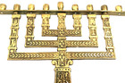 Vintage Judaica Jewish 12 Tribes Of Israel Hanukkah Menorah Judaism Hebrew