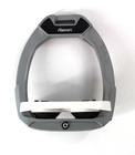  one Only  Silver Grey Flex-on Safe-on Inclined Stirrups White Elastomer Adult