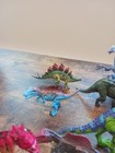 Lot Of 13 Plastic Toy Dinosaurs Movable Legs Unbranded 4 To 6 Inch