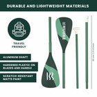 Paddle Board Paddle 2-in-1 Aluminum Sup Paddleboard Oar   Kayak Detachable 4    