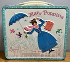 1964 Aladdin Mary Poppins Metal Lunchbox   Thermos