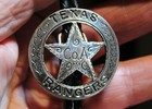 Beautiful Vintage Sterling Silver Southwestern Texas Rangers Star Bolo Tie