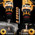 1 2  Cordless Hammer Drill driver For Dewalt 20v Max Battery 2-speed Brushless