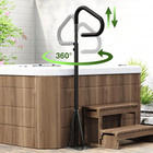62    Hot Tub Handrail Side Safety Rail     360   Swivel Spa Grab Bar  Heavy-duty Pow