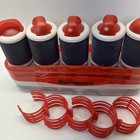 Vintage Revlon Radiance Jumbo Hot Hair Curlers With Clips  Model  rvh231