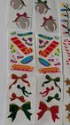 Vintage Mrs Grossmans Stickers Christmas Lot Sparkle Prism Foil Lot  4