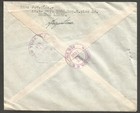 Argentina 1950 Certified Airmail Cover Buenos Aires To Usa Cattle Stamp