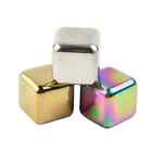 Stainless Steel Stones Ice Cubes Reusable Chilling For Whiskey Wine Drink Cold