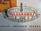 Vintage 1957 Tulsarama Program  2 Tulsa Postcards   Wooden Nickel   Nice 