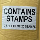10 Sheets Of 20 Usps Forever 2 Ounce Stamps   Books - 200 Stamps - Sticker Cheap