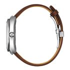 Citizen Men s Sport Luxury Date Eco-drive Brown Leather Watch 34 Mm Bn1010-05e