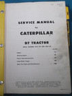 Cat Caterpillar D7 D7e Tractor Dozer Service Shop Repair Manual Book 47a1- 48a1-