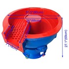 95l Hardware Parts Vibration Deburring Polishing Machine Vibrating Grinder 220v