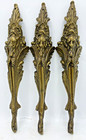 3 Antique French Furniture Ornaments 19th Century Bronze Gargoyle