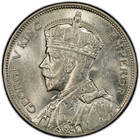 British Rhodesia  1936 George V Half Crown  Pcgs Ms 62  518 000 Mintage 