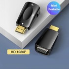 1080p Hdmi To Vga Adapter Converter With 3 5mm Audio Jack Cable