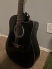 Takamine G Series Gd30ce-12 Dreadnought Acoustic-electric Guitar Black 12 String