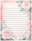 Personalized - 30pcs Stationery Writing Paper  Watercolor Stationary   l2c21