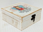 5 Vintage Thirstystone Funny Jokes Cork Backed Coaster In Wooden Box Usa