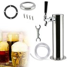 Us Home Bar Single Tap Faucet Draft Beer Keg Tap Tower Kegerator Stainless Steel