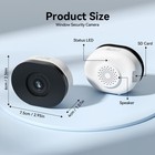1080p  Window Camera Wireless Security Camera Color Night Vision 5g 2 4g Wifi
