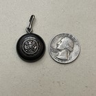 Vtg Royal Blackheath Golf Club  london  Crest Metal   Wood Pendant Trinket